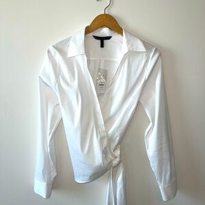 Wrapped Cotton Blouse